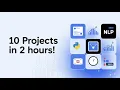 10 Real-World Data Science Projects in 2 Hours Full Python Portfolio Walkthrough