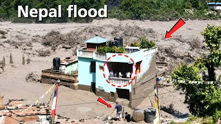 Unbelievable Flood Disaster in Nepal! The Water Came Out of Nowhere #NepalFlood​ #Nepal​