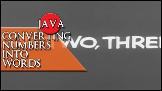 JAVA Converting numbers into words