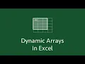 Dynamic arrays in Excel Understanding the biggest change to Excel ever Excel Off The Grid