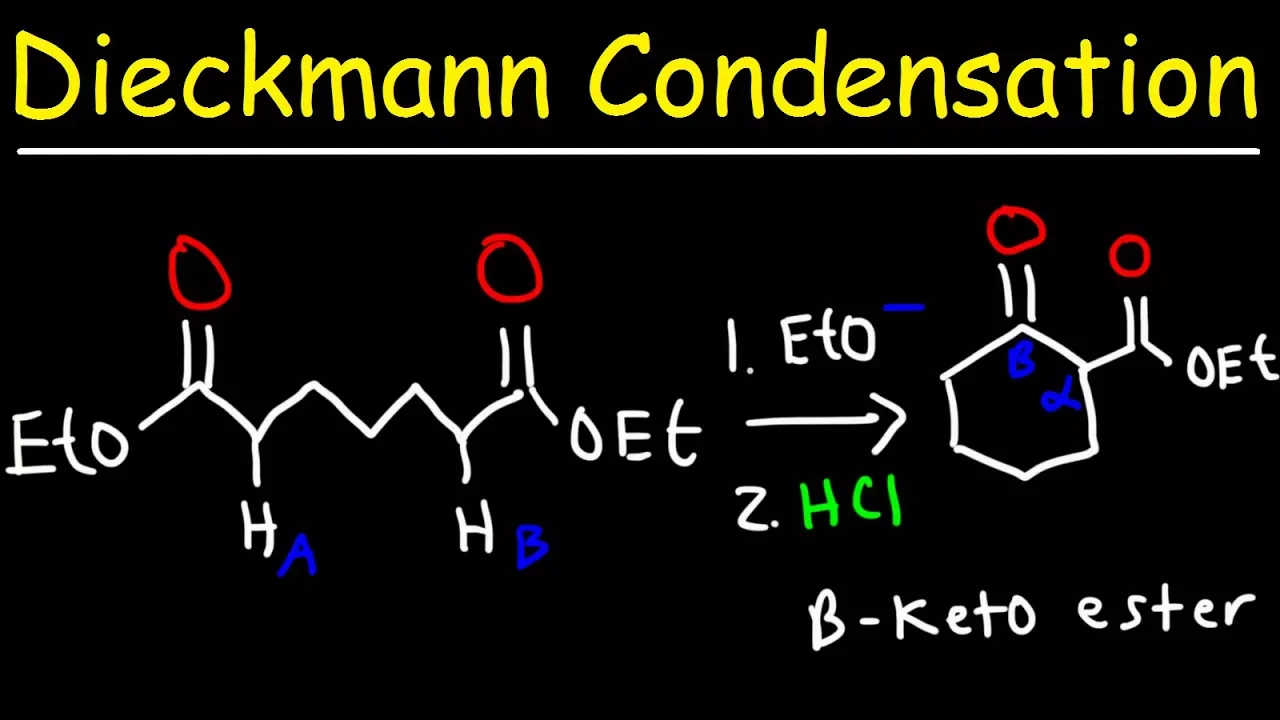Dieckmann Condensation Reaction Mechanism
