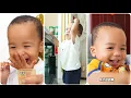 Download Lagu Look at Kai Kai's New Little Teeth! He's Brushing All By Himself Now! 🦷 Good Job!
