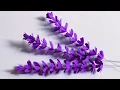 Lavender Flowers DIY| How To Make Beautiful Lavender Out Of Paper🪻🪻