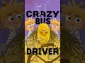 CRAZY BUS DRIVER #animation #nostalgia #humor #comics #kidlit #art #illustration #truestory #70s