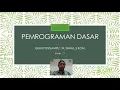 Pemrograman Dasar - Tipe Data Variabel Konstanta