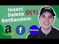 Amazon Coding Question - Insert Delete GetRandom O 1