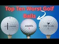 Worst Golf Balls to Avoid in 2026