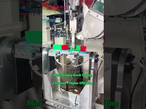 MEIXIN 2-Axis Cleaning Brush Tufting Machine | 5–8 Holes Per Second