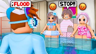 I Trolled A SLEEPOVER With ADMIN COMMANDS... (Brookhaven)