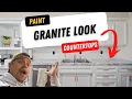 80 Granite Look on Laminate Countertops Faux Granite Paint