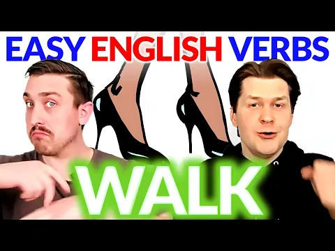 Verbos en inglés: WALK 🚶‍♀️ Easy Input comprensible en inglés Principiante Lección | Natural Approach
