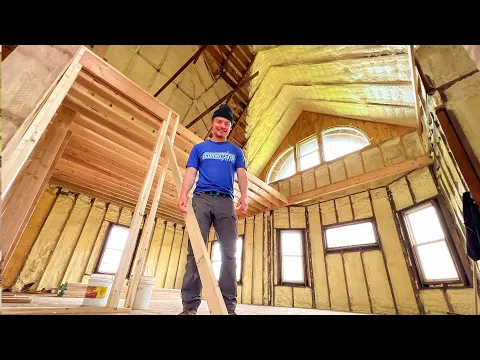 Download MP3 Restoring A $7,000 Mansion: INCREDIBLE Dream Attic Rebuild (pt. 3/3)