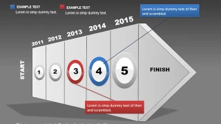 Editable 3D Project Timeline Charts for Keynote Free Template Download Tutorial