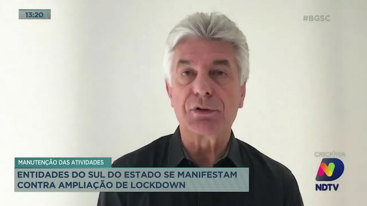 Em Criciúma, Acic e CDL defendem manutenção da atividade econômica