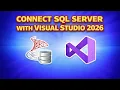 How to Connect SQL Server with Visual Studio Visual Studio SQL SERVER Kaisy Connect Kry Hindi