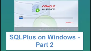 How to Quickly Install Oracle SQLPlus on Windows - Part 2