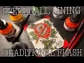 SPEEDBALL LINING TECHNIQUE - TRADITIONAL TATTOO FLASH 4K