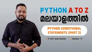 If-elif-else ladder Python Malayalam Tutorial Python Full Course For Beginners To Advanced level