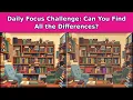 Daily Focus Challenge Cozy Game Room Den 4 Puzzles Find All the Differences in 90s Each