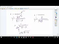 Derivatives of Inv Trig