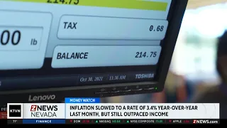 Bureau of Labor Statistics reports inflation cooled last month