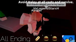 all ending rumour the sequel roblox story 