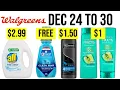 Walgreens CHEAP SHAMPOO DEC 24 to 30