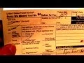 PS Form 3849 with Blood