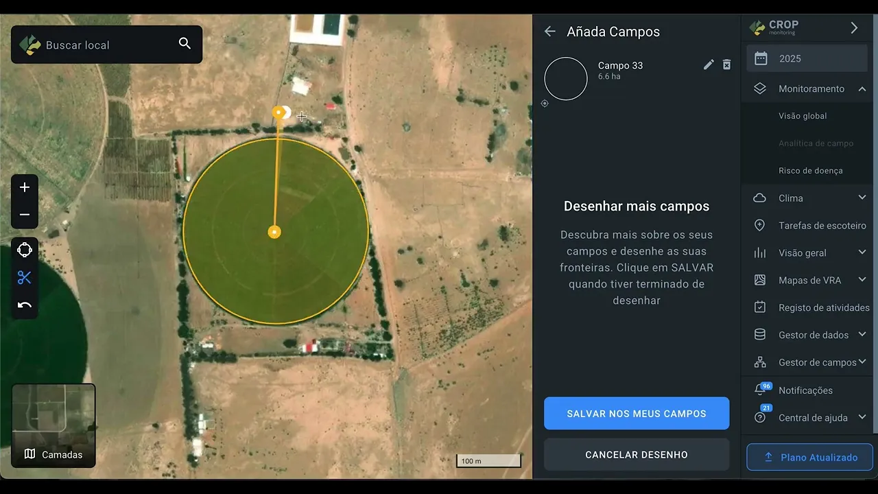 Recortar área