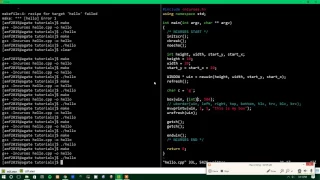 Ncurses Tutorial 3 - Borders and Environment Options cbreak raw noecho wborder box
