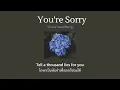 [Thaisub/Lyrics] You're Sorry - Victor Lundberg, Astyn Turr แปลเพลง