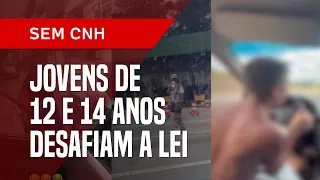 Jovens de 12 e 14 anos aceleram sem CNH para caçar cliques no Instagram