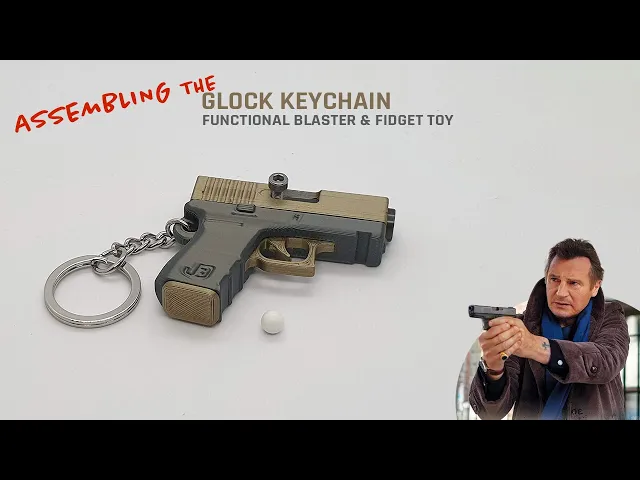 Glock Keychain — Functional Blaster Toy video thumbnail