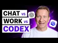ChatGPT Work vs Codex When to Use Chat Work or Codex
