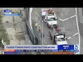Tagged Towers fence construction begins in downtown Los Angeles