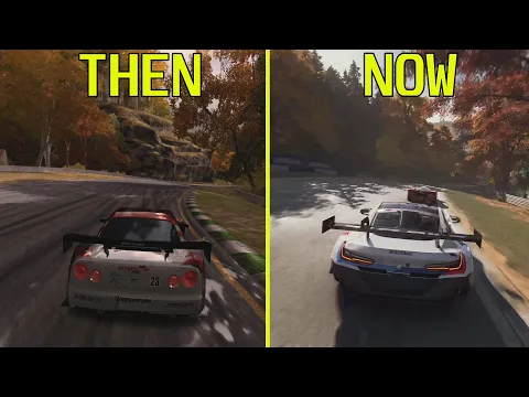 Forza Motorsport 1-8 Evolution of Maple Valley Track Graphics Comparison