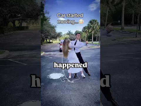Car Rope Stunt Gone Wrong 😳 #shocking #viral #relationship #toxicdetector #gaslighting