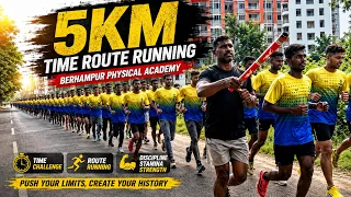 5KM Time Route Running | Berhampur Physical Academy