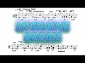 Migraine - Twenty One Pilots - Drums Sheet Music