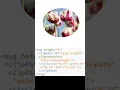 CSS clip path SVG many circles