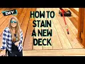 Stain a New Deck for the First Time in 5 Easy Steps DIY Tutorial How To