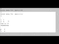 matrix in Java 2d array computer practical