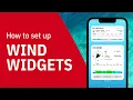 Set up Wind Widgets - Windfinder App
