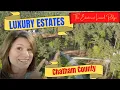 LUXURY CUSTOM homes Chatham County Pittsboro NC LARGE wooded homesites Laurel Ridge