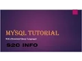 SQL Tutorial ON XAMPP SERVER