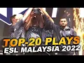 Download Lagu TOP-20 BEST PLAYS of ESL One Malaysia 2022