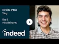 Remote Intern Vlog Day 1