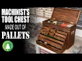 Machinist s Tool Chest Made From Scrap Pallets