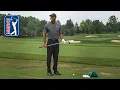 Tiger Woods range session for the Memorial Tournament pro-am 2019