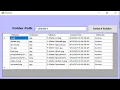 C Programming Tutorial Display Files from Selected Folder in DataGridView